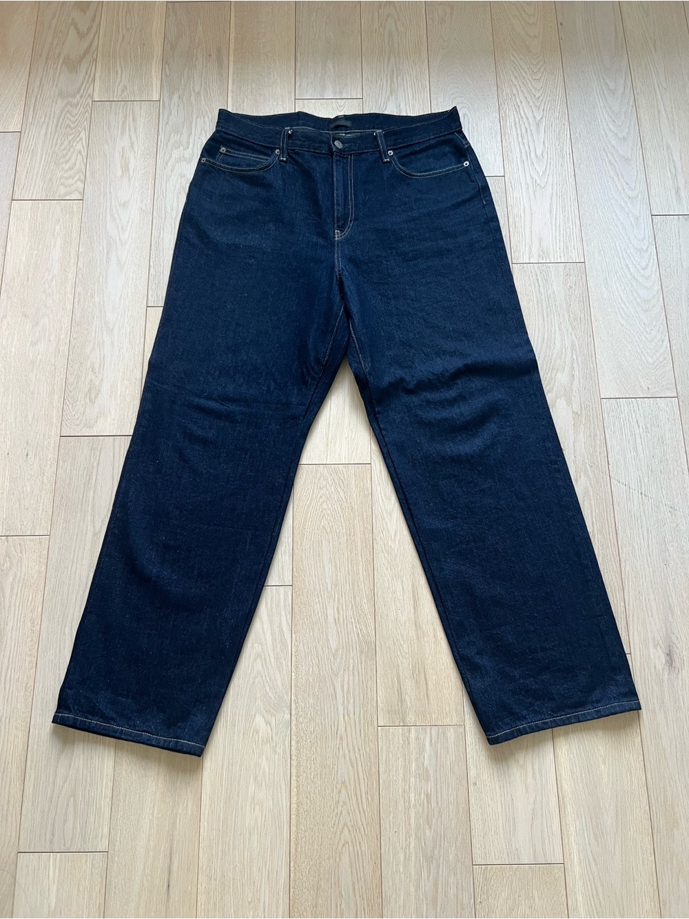 Uniqlo Wide Baggy Jeans/Denim (Navy - 32)